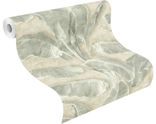 Tapetenrolle mit Blattmuster