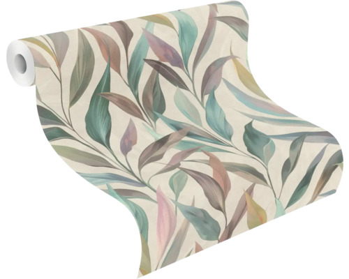 Tapetenrolle mit Blätterdessin