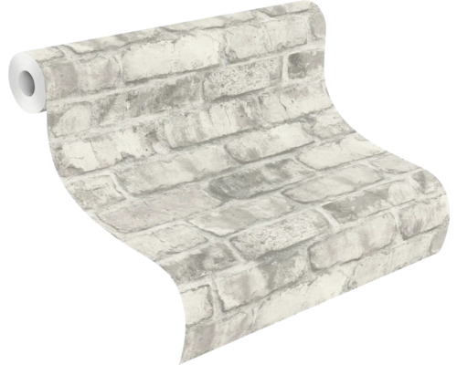 Tapetenrolle mit Ziegelmuster