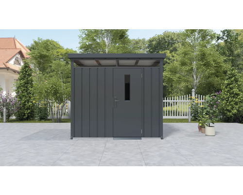 Metall Gerätehaus mit Tür und Fenster für den Außenbereich