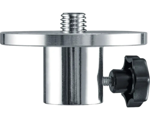 Metalladapter mit Gewinde und Feststellschraube