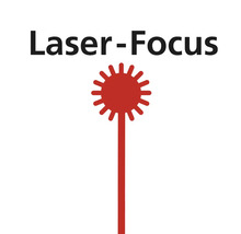Laser Fokus Symbol
