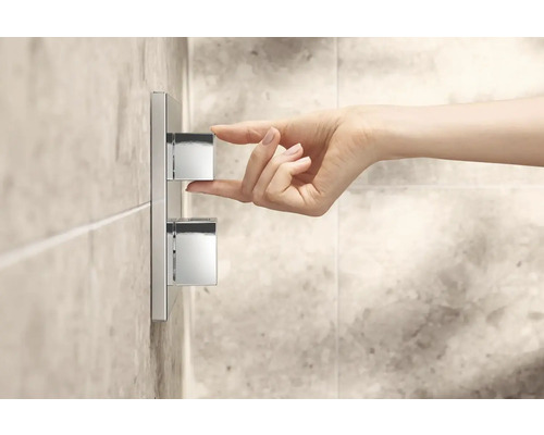 Hand bedient Duscharmatur aus Metall