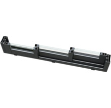 Schnittdarstellung eines Aluminium Fensterrahmens mit Glas