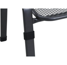 Hocker Siena Garden 52 x 53 x 47 cm Stahl anthrazit