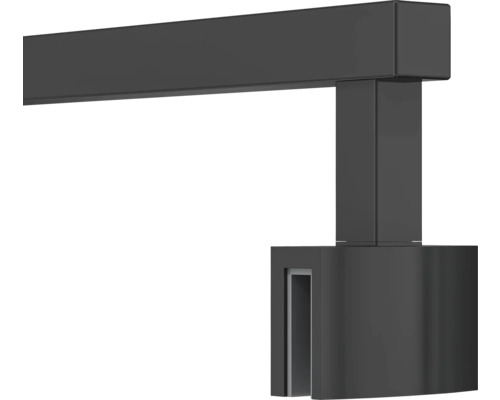 Schwarzes Schiebetürsystem