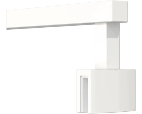 Detailansicht einer weißen Lampenaufhängung