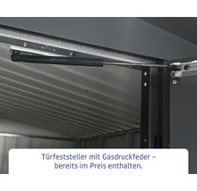 Türfeststeller mit Gasdruckfeder