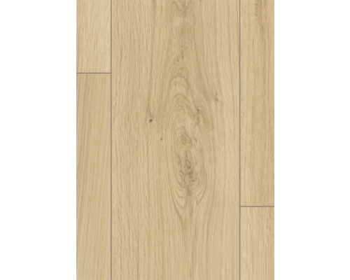 Nahaufnahme von Laminatboden in Holzoptik