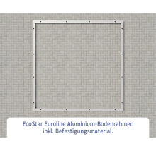 EcoStar Euroline Aluminium Bodenrahmen inklusive Befestigungsmaterial