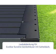 Laubabdeckung Hörmann EcoStar Euroline 9005 320 x 11 x 1,4 cm schwarz