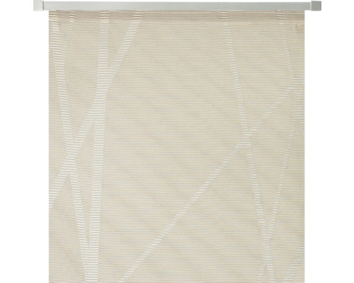 Raffrollo mit horizontalem Streifenmuster