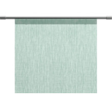 Textiler Flächenvorhang mit Paneelwagen und Beschwerungsstab