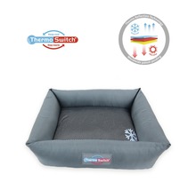 Hundebett ThermoSwitch Korfu S 50 x 40 cm grau