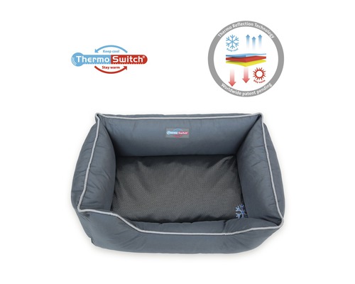 Thermo Switch Hundebett mit Thermo Reflection Technologie