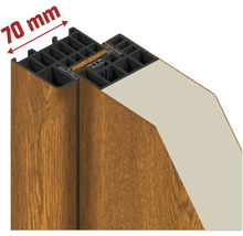 Detailansicht eines 70 Millimeter Fensterprofils