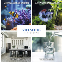 Osmoseanlage ARKA myAqua Umkehrosmoseanlage 400® optimale Leitungswasser-Aufbereitung, bis 400 Liter / Tag, enthält Kohle-, Fein- und Membranfilter, funktioniert ohne Strom, ohne Chemie