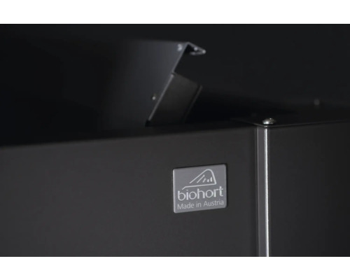 Biohort Logo auf einem Produkt, hergestellt in Österreich