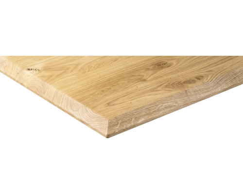 Eckansicht einer Holzplatte