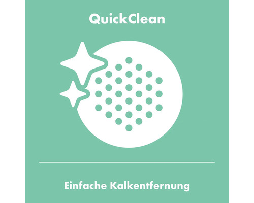 QuickClean Symbol für einfache Kalkentfernung