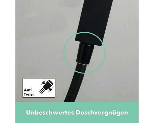 Anti Twist Duschkopf Technologie für entspanntes Duschen