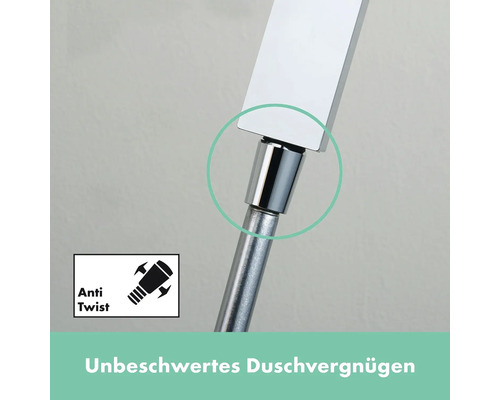 Brausekopf mit Anti-Twist Funktion