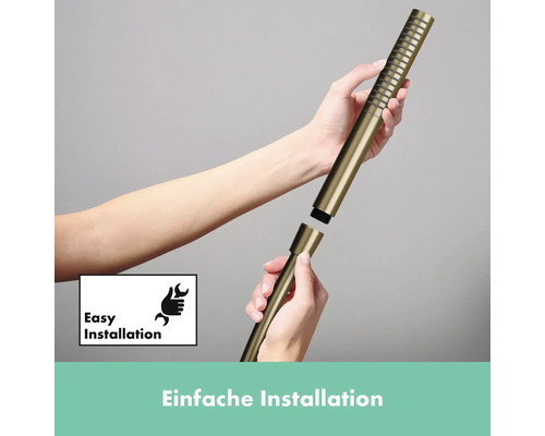 Handbrause wird installiert