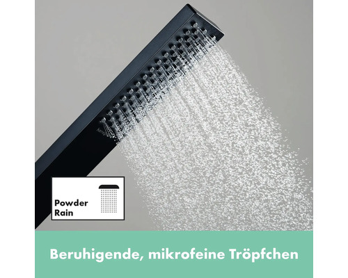 Handbrause mit Powder Rain Strahlart