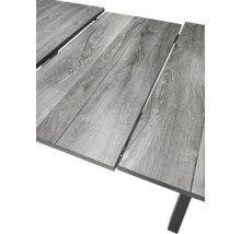 Gartenmöbelset Destiny Costa Garda 4-Sitzer 5 tlg. anthrazit, Aluminium + Textilene + Keramik, ausziehbar, stapelbar, Rückenlehne verstellbar