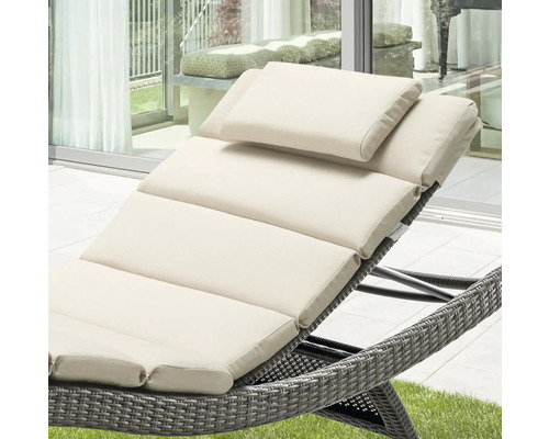Gartenliege mit Polsterauflage