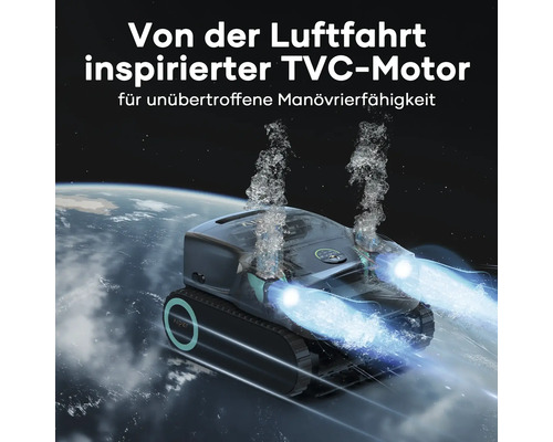 Alper Roboter mit von der Luftfahrt inspiriertem TVC Motor für Manövrierfähigkeit