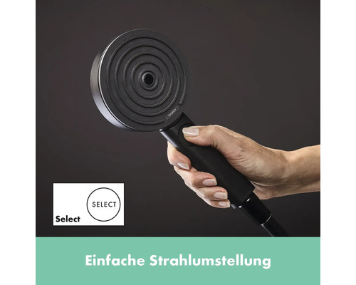 Handbrause in der Hand