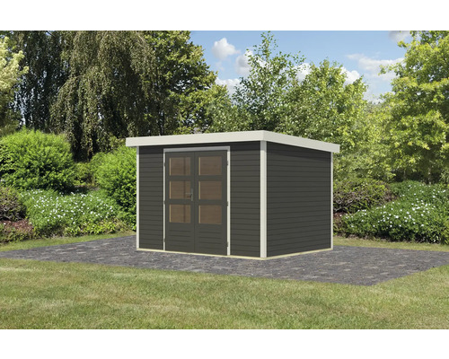 Gartenhaus mit Doppeltür im Garten