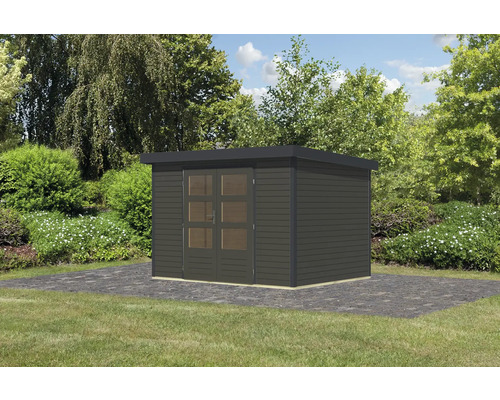 Gartenhaus mit Doppeltür im Garten