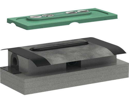 Mäuseköderbox mit Sichtfenster und Montageelement