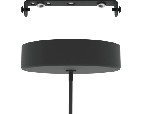 Deckenleuchte mit Montageplatte und Schrauben