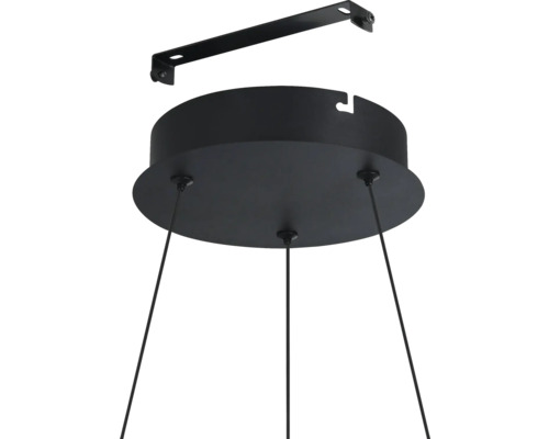 Deckenhalterung und Lampenbaldachin einer Hängelampe