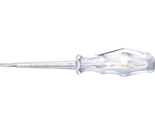 Spannungsprüfer für Wechselspannung von 150 bis 250 Volt mit Schlitzklinge