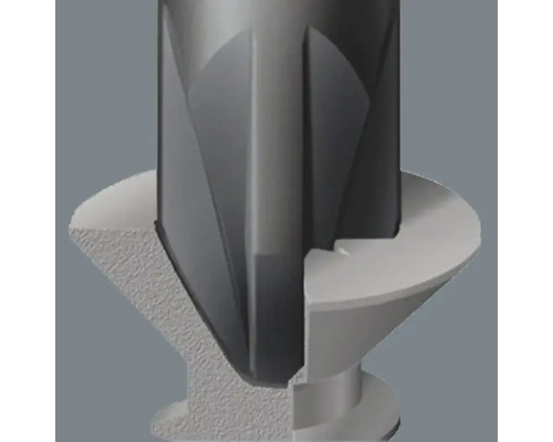 Detailansicht eines Bohrers im Einsatz, der in ein Werkstück eindringt