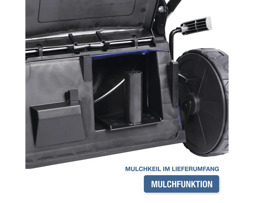 Mulchkeil im Lieferumfang des Rasenmähers