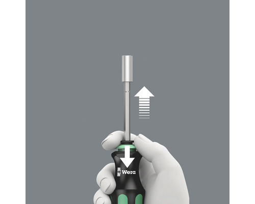 Wera Logo mit Steckschlüsseleinsatz und Pfeilen