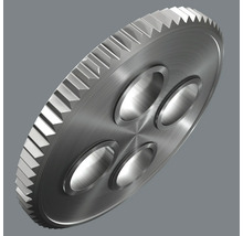 Metallzahnrad mit vier Öffnungen