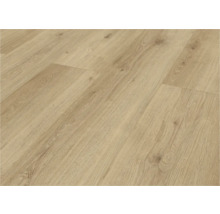 Nahaufnahme von hellem Vinylboden mit Holzoptik