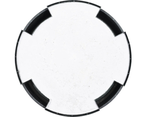 Runde Abdeckung mit Aussparungen