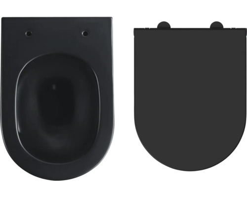 Wand-Tiefspül-WC mit WC-Sitz