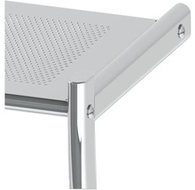 form&style Wandregal mit Handtuchstange 42x56 cm
