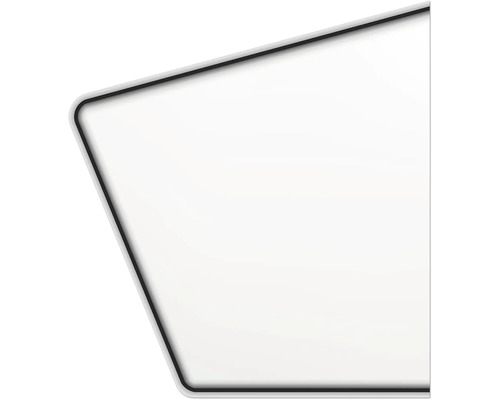 Leeres Schild mit schwarzem Rahmen