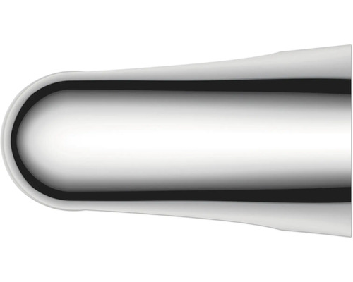 Detailansicht eines metallischen Duschkopfes