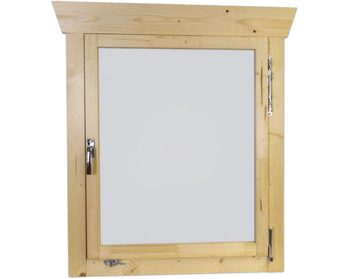 Holzfenster mit Beschlägen