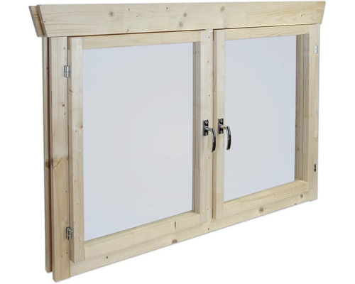 Holzfenster mit zwei Flügeln